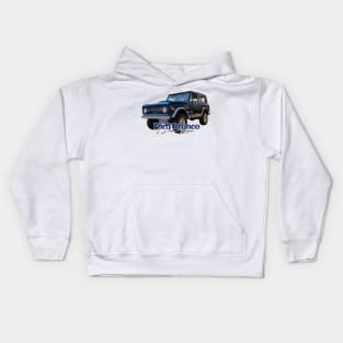 1976 Ford Bronco 2 Door Wagon Kids Hoodie